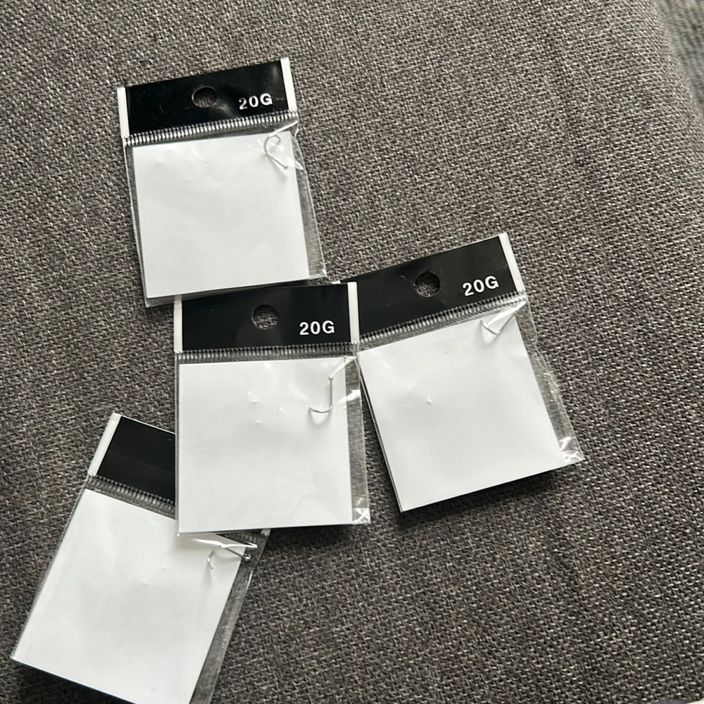 Nose ring silver ball